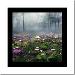 Fungus Mushroom Planet Posters and Art